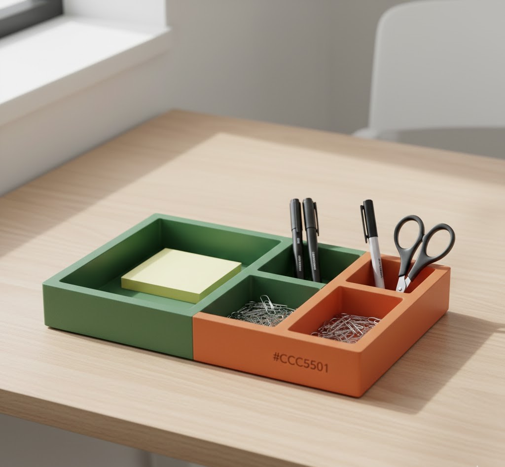 Desktop organizer tray